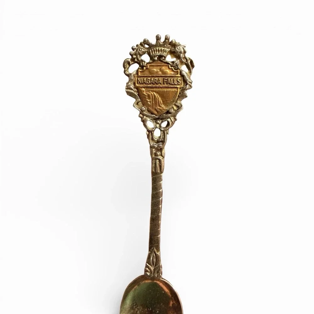 Vintage Souvenir Spoon Lot of (3) – Niagara Falls Canada &‎ USA
